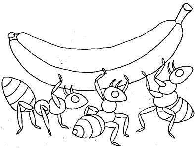 螞蟻搬家<a href=http://www.inspiredelm.com/ertonghua/ target=_blank class=infotextkey>兒童畫</a>圖片_螞蟻搬家兒童繪畫圖集