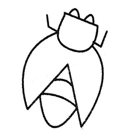 夏天的蟬兒童<a href=http://www.inspiredelm.com/jianbihua/ target=_blank class=infotextkey>簡筆畫</a>圖片_蟬兒童繪畫作品圖集