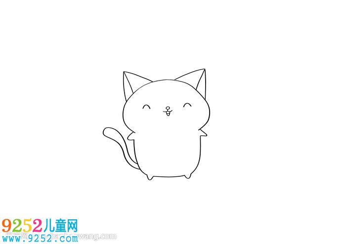 可愛(ài)的小貓咪怎么畫