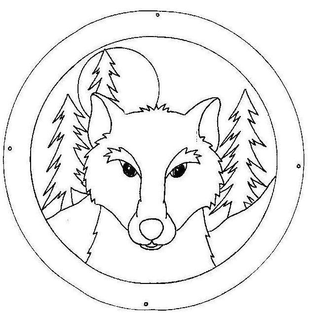 兇猛的狼<a href=http://www.inspiredelm.com/ertonghua/ target=_blank class=infotextkey>兒童畫</a>圖片_兇猛的狼兒童繪畫圖集
