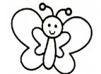 幼兒園簡筆畫蝴蝶圖片