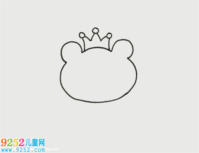 簡筆青蛙的畫法