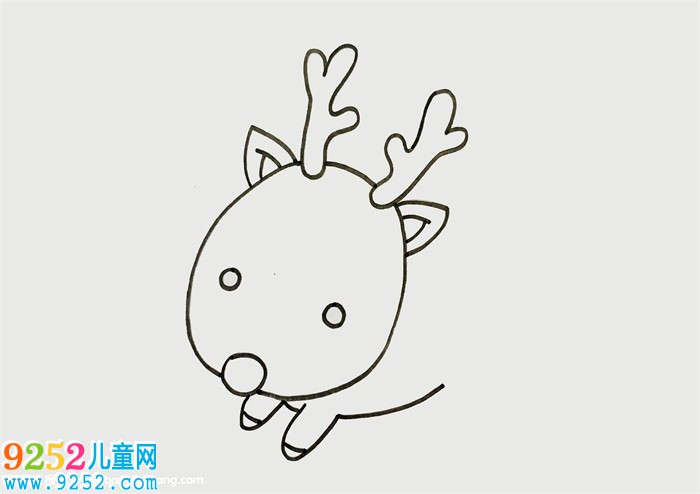 麋鹿怎么畫