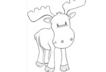 各種各樣的麋鹿圣誕節(jié)簡(jiǎn)筆畫圖片大全
