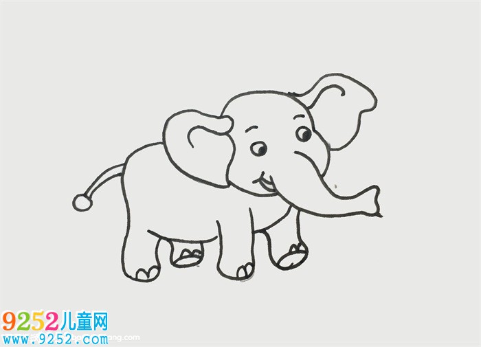 怎么畫大象簡(jiǎn)單畫法