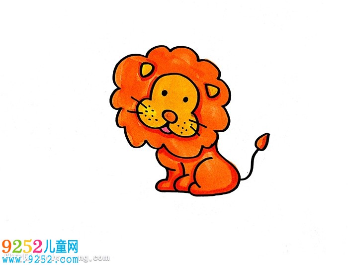 獅子怎么畫簡(jiǎn)單又可愛