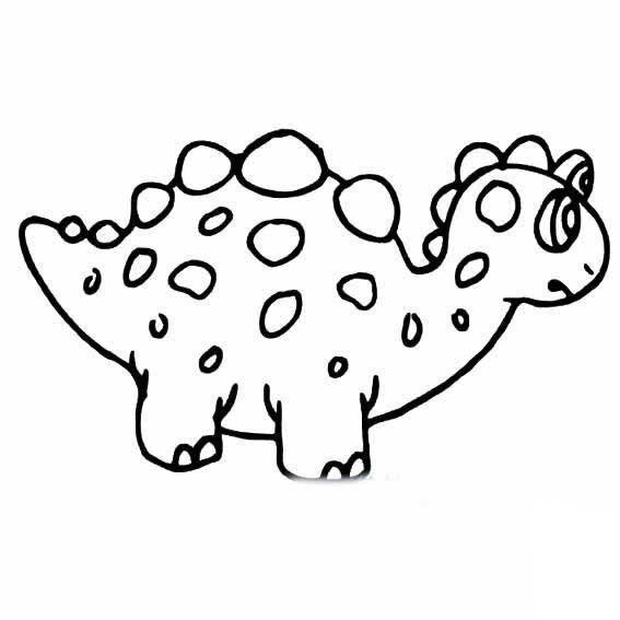 恐龍媽媽和寶寶<a href=http://www.inspiredelm.com/jianbihua/ target=_blank class=infotextkey>簡筆畫</a>圖片_恐龍媽媽和寶寶兒童繪畫圖集