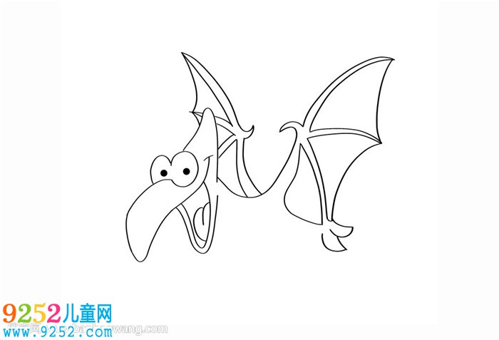 怎么畫翼龍