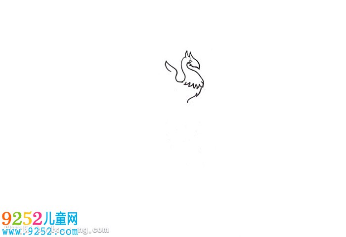 小學(xué)生怎樣畫鳳凰