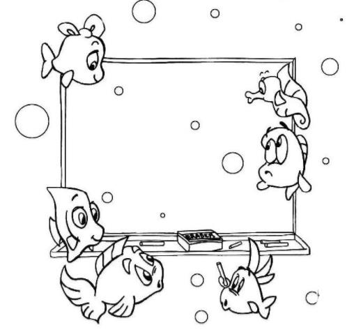 可愛的小丑魚簡(jiǎn)筆畫圖片_可愛的小丑魚兒童繪畫圖集