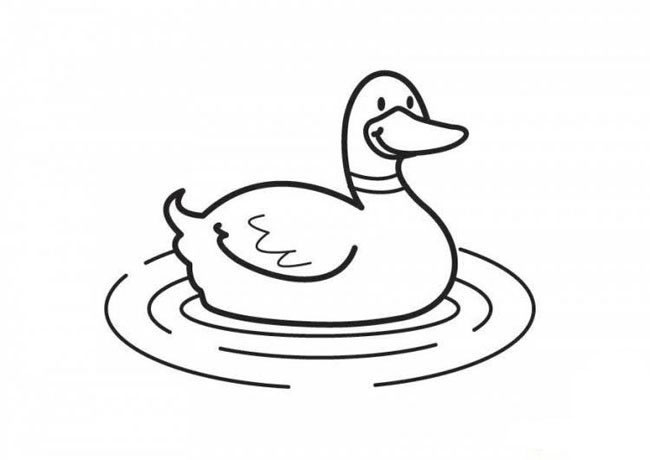 尋找食物的鴨子<a href=http://www.inspiredelm.com/ertonghua/ target=_blank class=infotextkey>兒童畫</a>圖片_尋找食物的鴨子兒童繪畫圖集