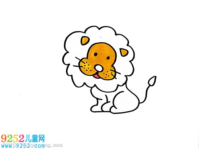 獅子怎么畫簡(jiǎn)單又可愛