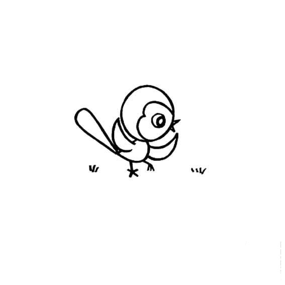 美麗的鳥(niǎo)兒<a href=http://www.inspiredelm.com/ertonghua/ target=_blank class=infotextkey>兒童畫(huà)</a>圖片_美麗的鳥(niǎo)兒兒童繪畫(huà)圖集