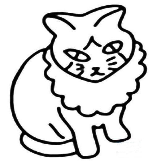 可愛小貓<a href=http://www.inspiredelm.com/ertonghua/ target=_blank class=infotextkey>兒童畫</a>圖片_可愛小貓兒童繪畫圖集