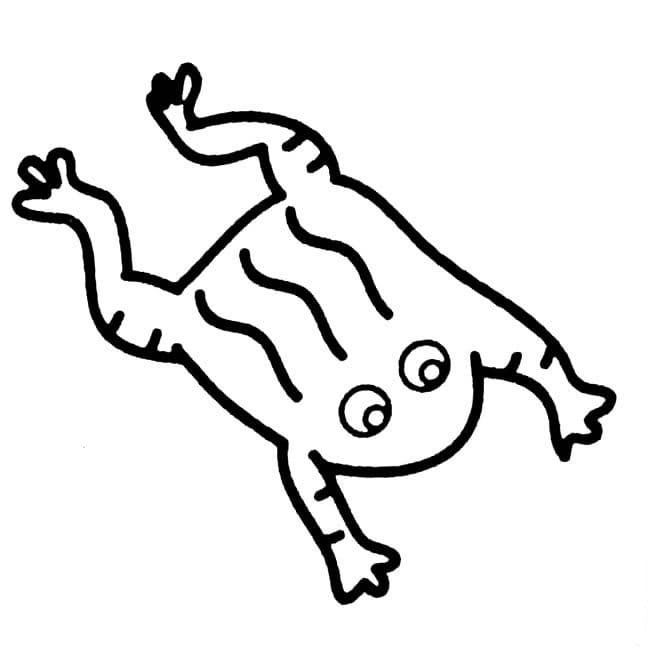 跳躍的小青蛙<a href=http://www.inspiredelm.com/ertonghua/ target=_blank class=infotextkey>兒童畫</a>圖片_跳躍的小青蛙兒童繪畫圖集