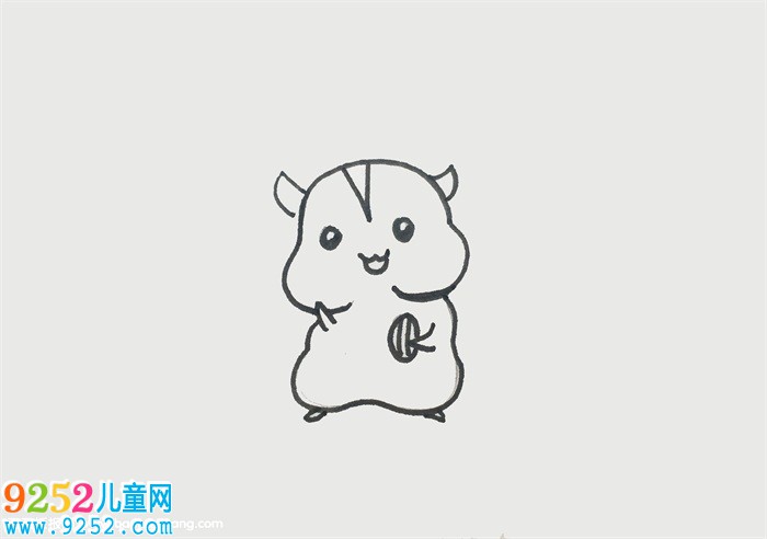 萌萌的小倉鼠畫,動物<a href=http://www.inspiredelm.com/jianbihua/ target=_blank class=infotextkey>簡筆畫</a>,倉鼠<a href=http://www.inspiredelm.com/jianbihua/ target=_blank class=infotextkey>簡筆畫</a>
