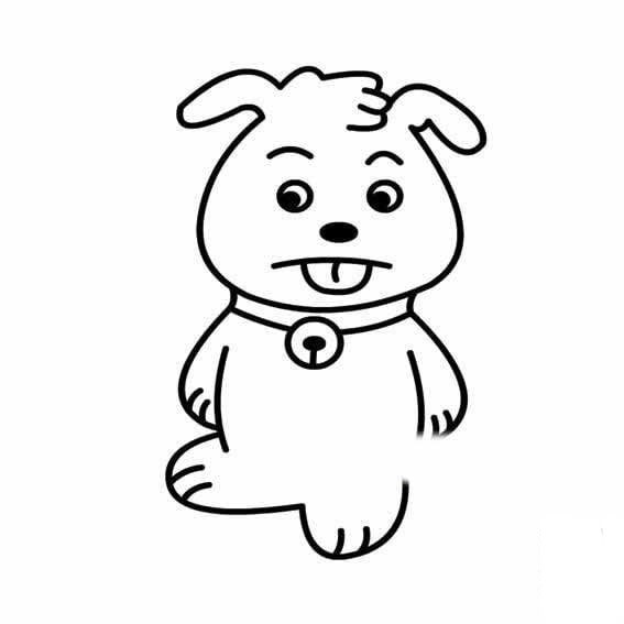 指揮唱歌的狗狗<a href=http://www.inspiredelm.com/ertonghua/ target=_blank class=infotextkey>兒童畫</a>圖片_指揮唱歌的狗狗兒童繪畫圖集