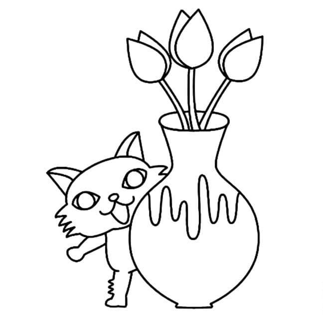 可愛的小貓<a href=http://www.inspiredelm.com/ertonghua/ target=_blank class=infotextkey>兒童畫</a>圖片_可愛的小貓兒童繪畫圖集