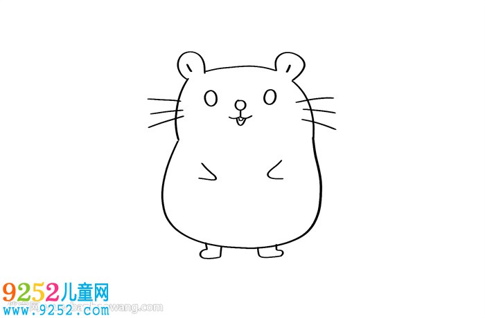 小倉鼠怎么畫