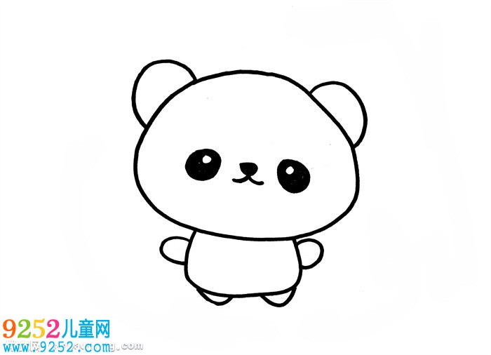 大熊貓<a href=http://www.inspiredelm.com/jianbihua/ target=_blank class=infotextkey>簡筆畫</a>可愛，一步一步畫熊貓<a href=http://www.inspiredelm.com/jianbihua/ target=_blank class=infotextkey>簡筆畫</a>