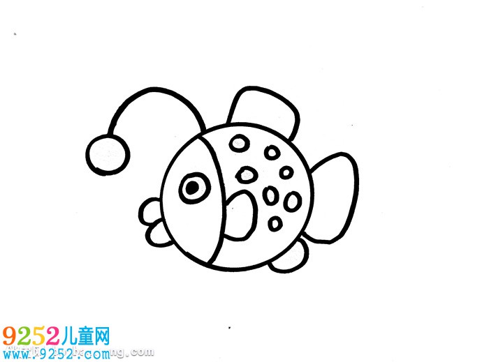燈籠魚(yú)怎么畫(huà)