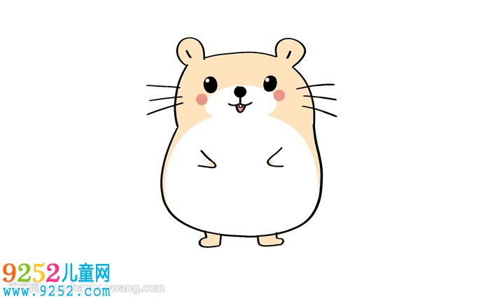 小倉鼠怎么畫