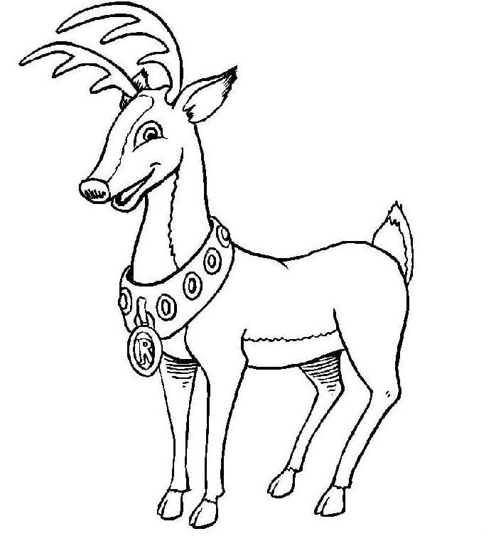 漂亮的小鹿<a href=http://www.inspiredelm.com/ertonghua/ target=_blank class=infotextkey>兒童畫</a>圖片_漂亮的小鹿兒童繪畫圖集