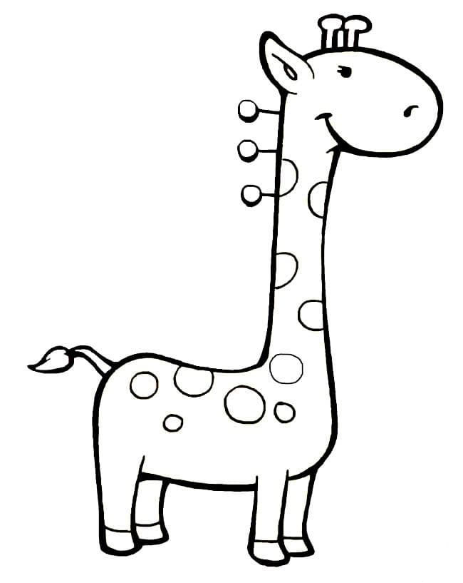 卡通長(zhǎng)頸鹿兒童<a href=http://www.inspiredelm.com/jianbihua/ target=_blank class=infotextkey>簡(jiǎn)筆畫(huà)</a>圖片_長(zhǎng)頸鹿兒童繪畫(huà)作品圖集