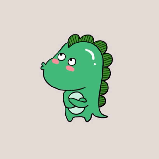 小恐龍卡通簡筆畫