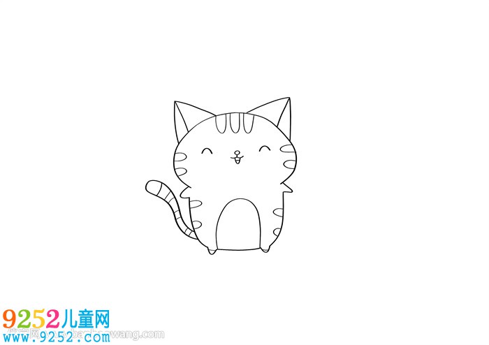 可愛(ài)的小貓咪怎么畫