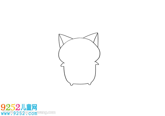 可愛(ài)的小貓咪怎么畫