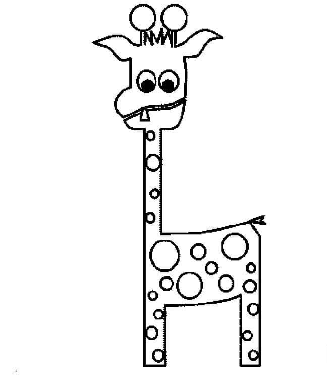 卡通長(zhǎng)頸鹿兒童<a href=http://www.inspiredelm.com/jianbihua/ target=_blank class=infotextkey>簡(jiǎn)筆畫(huà)</a>圖片_長(zhǎng)頸鹿兒童繪畫(huà)作品圖集