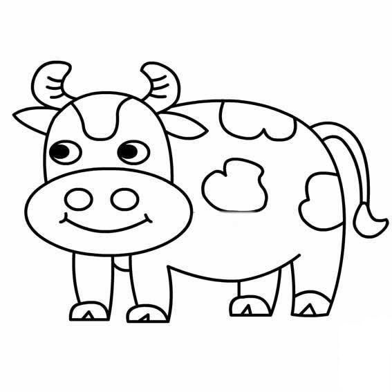 奶?？ㄍ?a href=http://www.inspiredelm.com/ertonghua/ target=_blank class=infotextkey>兒童畫</a>圖片_奶牛卡通兒童繪畫圖集