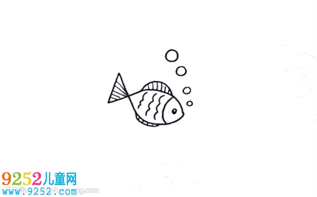用數(shù)字畫小魚怎么畫
