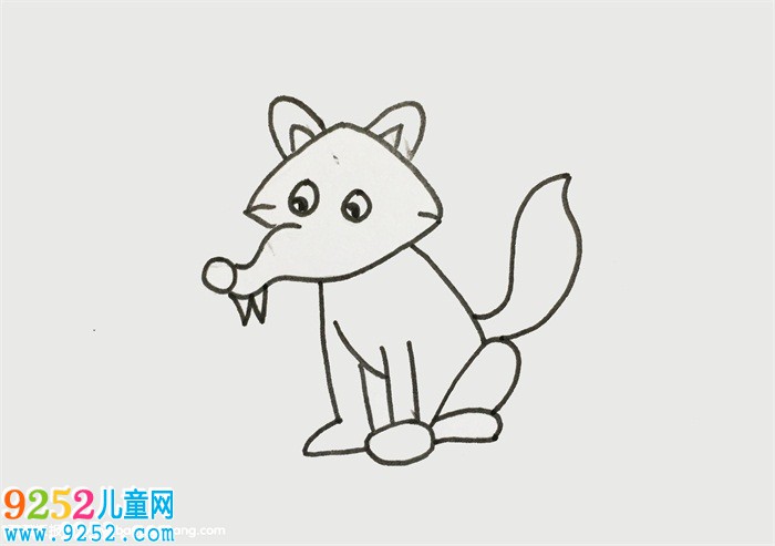 怎么畫狼