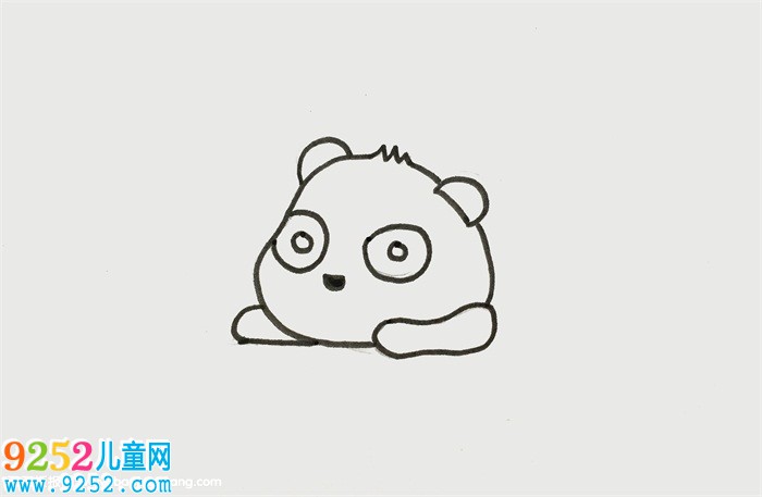 熊貓怎么畫簡單又可愛