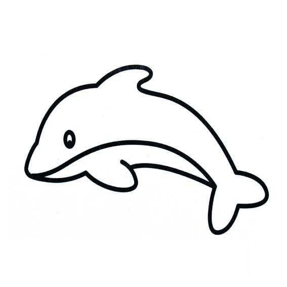 水面的海豚<a href=http://www.inspiredelm.com/ertonghua/ target=_blank class=infotextkey>兒童畫</a>圖片_水面的海豚兒童繪畫圖集