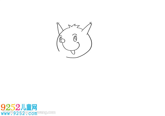 小松鼠怎么畫