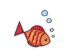 用數(shù)字畫小魚怎么畫？
