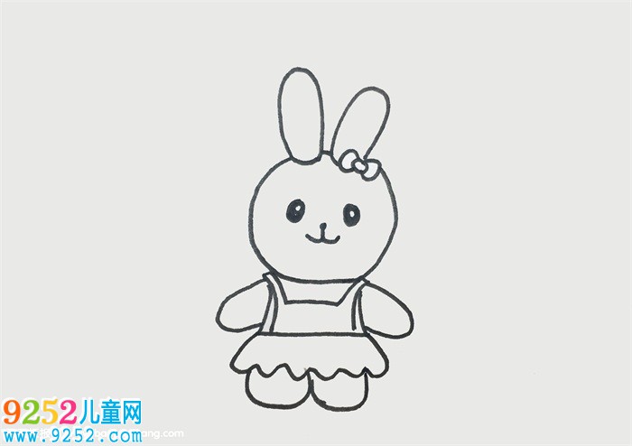 小兔子畫法