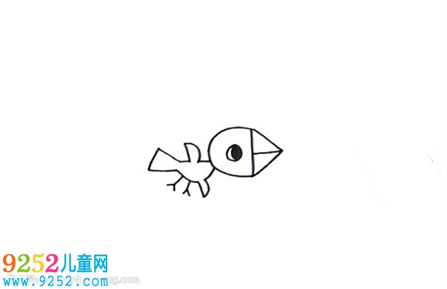 用數(shù)字畫小鳥怎么畫