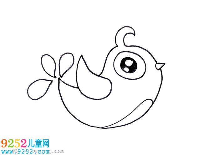 喜鵲怎么畫漂亮又簡(jiǎn)單