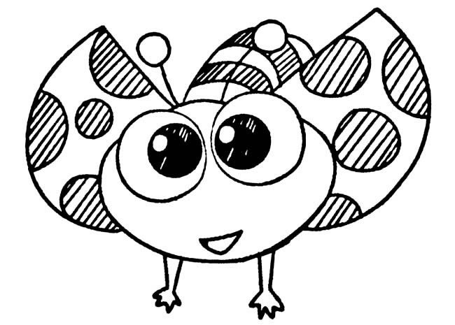 早教七星瓢蟲<a href=http://www.inspiredelm.com/jianbihua/ target=_blank class=infotextkey>簡(jiǎn)筆畫</a>圖片_七星瓢蟲兒童繪畫作品圖集
