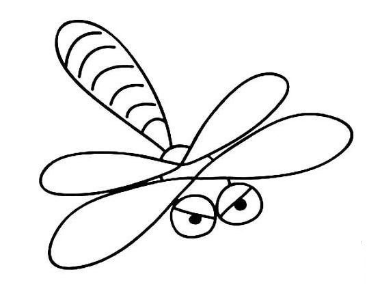 飛行的小蜻蜓<a href=http://www.inspiredelm.com/ertonghua/ target=_blank class=infotextkey>兒童畫</a>圖片_飛行的小蜻蜓兒童繪畫圖集