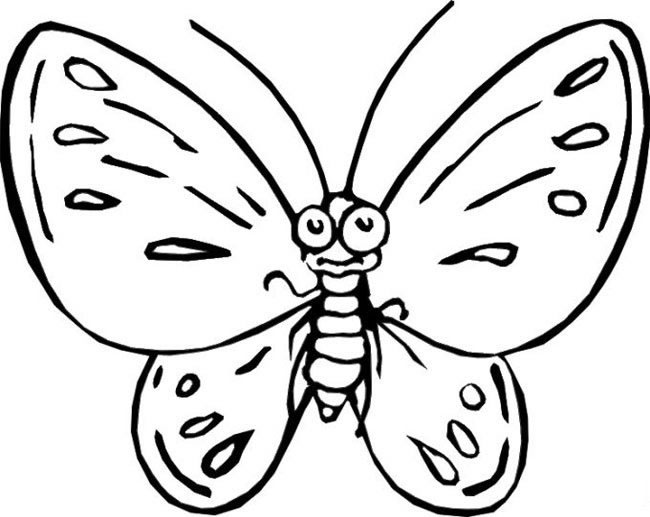 蝴蝶采花蜜兒童<a href=http://www.inspiredelm.com/jianbihua/ target=_blank class=infotextkey>簡筆畫</a>圖片_蝴蝶兒童繪畫作品圖集