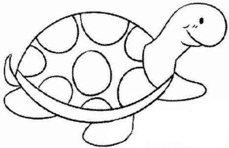 爬行的烏龜兒童<a href=http://www.inspiredelm.com/jianbihua/ target=_blank class=infotextkey>簡(jiǎn)筆畫(huà)</a>圖片_烏龜兒童繪畫(huà)作品圖集