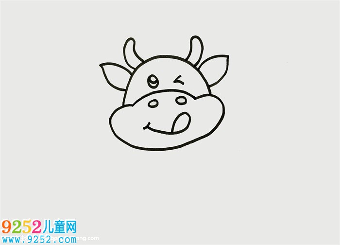 簡單的牛怎么畫