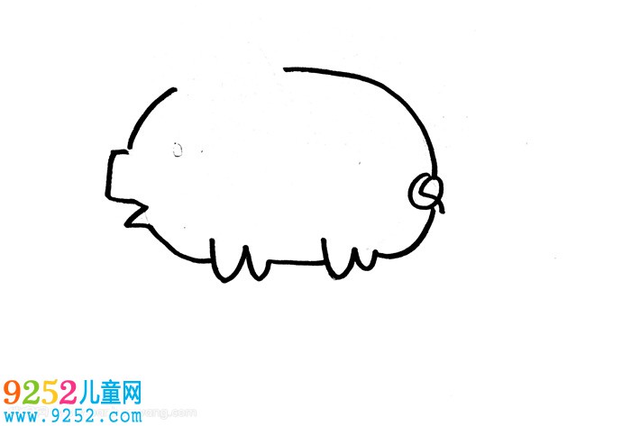 用3個(gè)w和一個(gè)Q怎么畫(huà)豬
