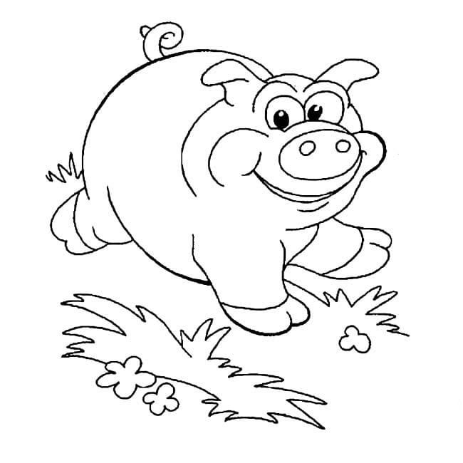 豬寶寶兒童<a href=http://www.inspiredelm.com/jianbihua/ target=_blank class=infotextkey>簡筆畫</a>圖片_豬兒童繪畫作品圖集
