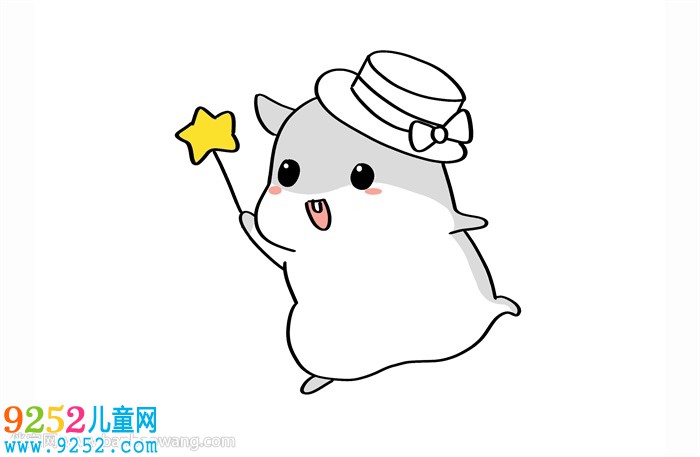 倉(cāng)鼠怎么畫(huà)才可愛(ài)